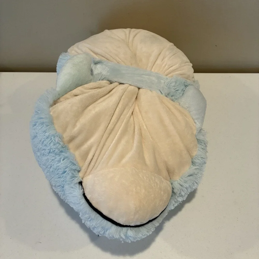 Pillow Pets Originals Blue Dolphin Squeaky 2010 Stuffed Plush Toy Blue‎ Lovey